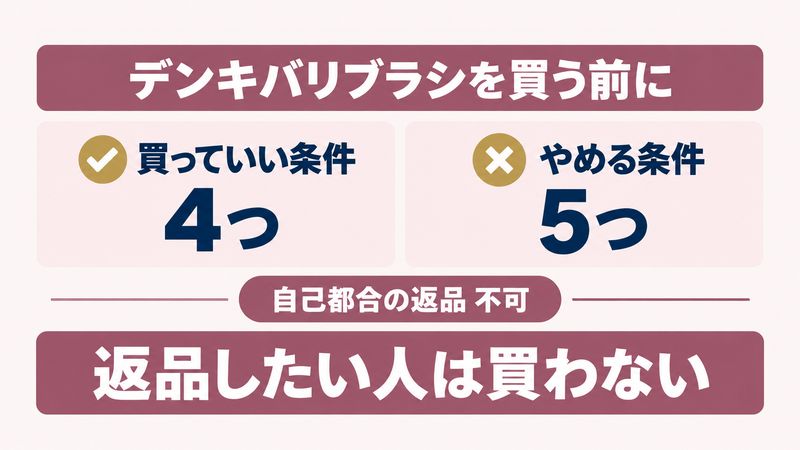 向き不向きの判断をイメージした画像